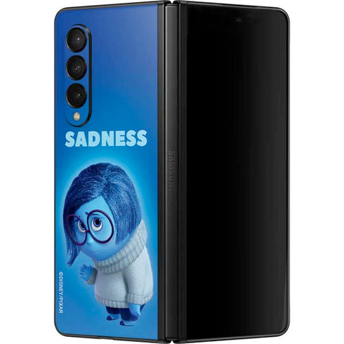 Disney Inside Out Sadness Portrait Galaxy Z Fold3 5G Skin