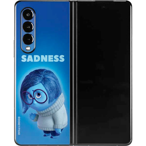 Disney Inside Out Sadness Portrait Galaxy Z Fold3 5G Skin
