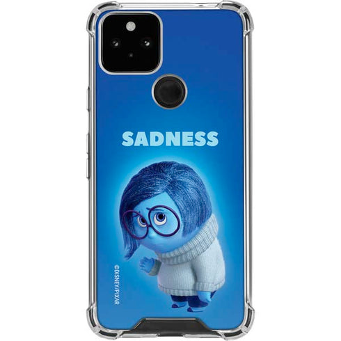 Disney Inside Out Sadness Portrait Google Pixel 5 Clear Case