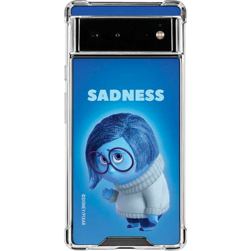 Disney Inside Out Sadness Portrait Google Pixel 6 Clear Case