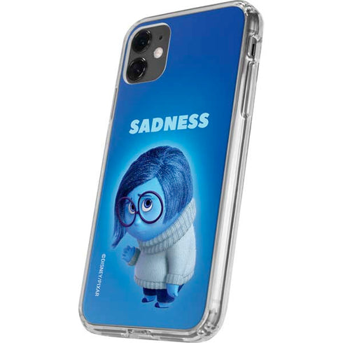 Disney Inside Out Sadness Portrait iPhone 11 Clear Case
