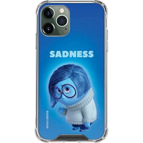 Disney Inside Out Sadness Portrait iPhone 12 Pro Max Clear Case
