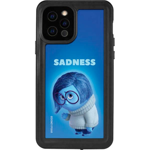 Disney Inside Out Sadness Portrait iPhone 12 Pro Waterproof Case
