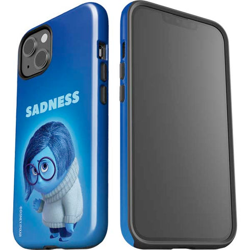 Disney Inside Out Sadness Portrait iPhone 14 Plus Impact Case