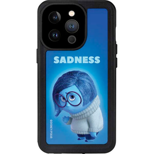 Disney Inside Out Sadness Portrait iPhone 14 Pro Waterproof Case