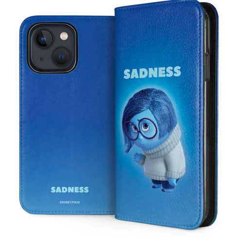 Disney Inside Out Sadness Portrait iPhone 15 Folio Case