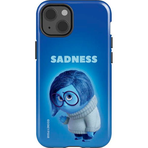 Disney Inside Out Sadness Portrait iPhone 15 Plus Impact Case