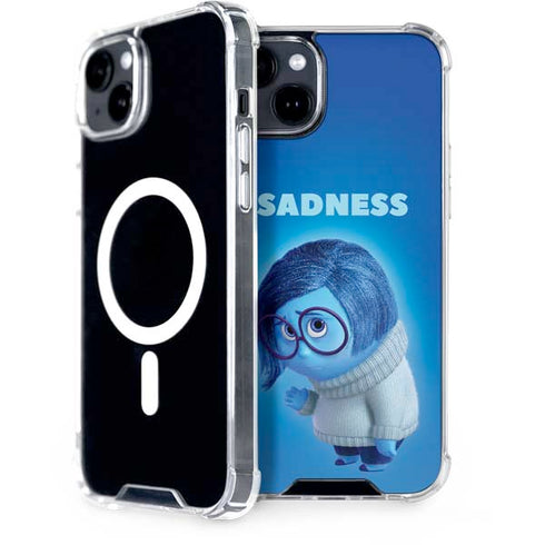 Disney Inside Out Sadness Portrait iPhone 15 Plus MagSafe Case