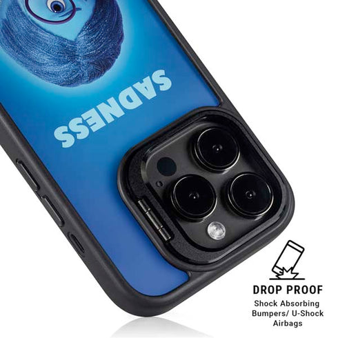 Disney Inside Out Sadness Portrait iPhone 15 Pro Max Kickstand Case