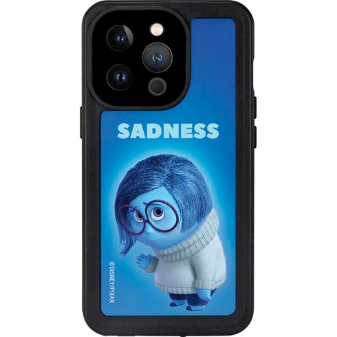 Disney Inside Out Sadness Portrait iPhone 15 Pro Waterproof Case