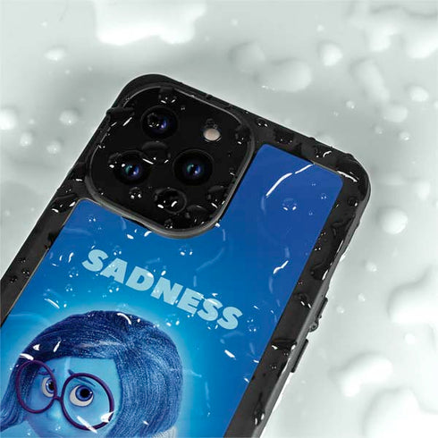 Disney Inside Out Sadness Portrait iPhone 15 Pro Waterproof Case