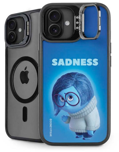 Disney Inside Out Sadness Portrait iPhone 16 Plus Kickstand Case