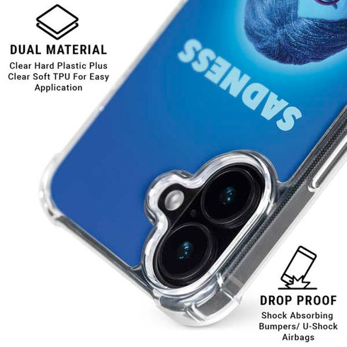 Disney Inside Out Sadness Portrait iPhone 16 Plus MagSafe Case