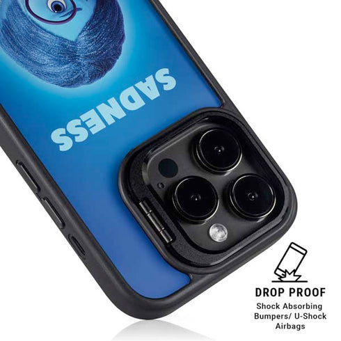 Disney Inside Out Sadness Portrait iPhone 16 Pro Kickstand Case