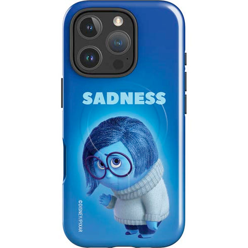 Disney Inside Out Sadness Portrait iPhone 16 Pro Magsafe Impact Case