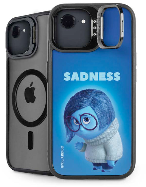 Disney Inside Out Sadness Portrait iPhone 16e Kickstand Case