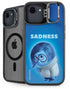 Disney Inside Out Sadness Portrait iPhone 16e Kickstand Case