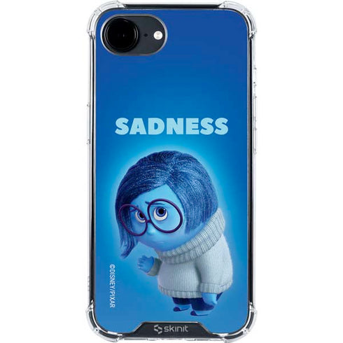 Disney Inside Out Sadness Portrait iPhone 16e Clear Case