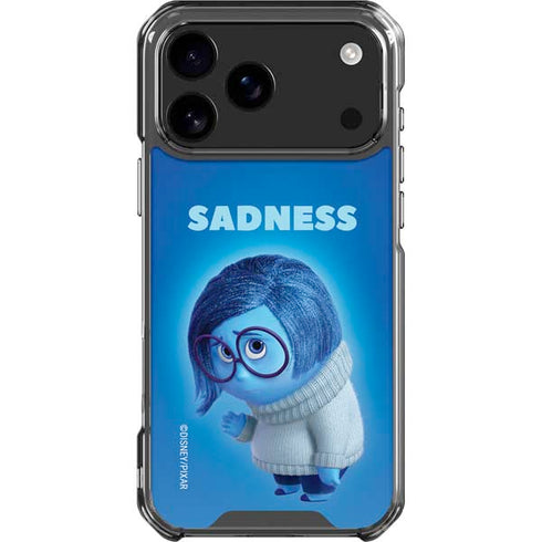 Disney Inside Out Sadness Portrait iPhone 18 Pro Max Clear Case