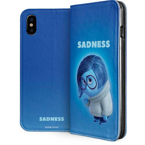 Disney Inside Out Sadness Portrait iPhone 8 Folio Case