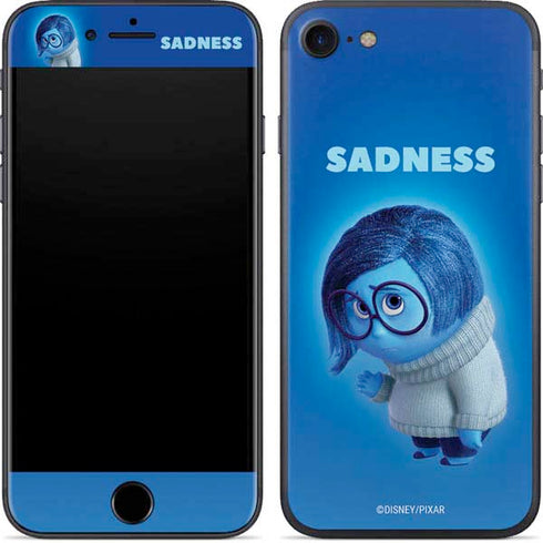 Disney Inside Out Sadness Portrait iPhone 8 Skin