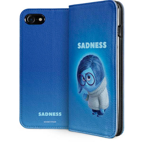 Disney Inside Out Sadness Portrait iPhone SE (2nd & 3rd Gen) Folio Case