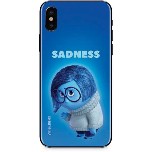 Disney Inside Out Sadness Portrait iPhone X Skin