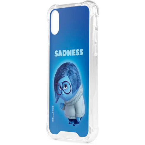 Disney Inside Out Sadness Portrait iPhone XS Clear Case