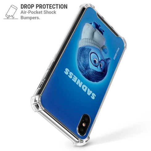 Disney Inside Out Sadness Portrait iPhone XS Max Clear Case