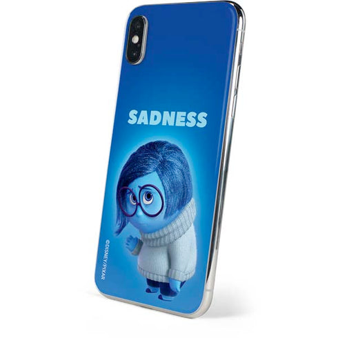 Disney Inside Out Sadness Portrait iPhone XS Skin