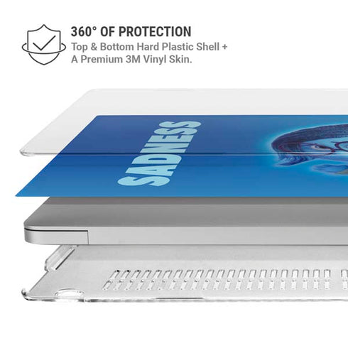 Disney Inside Out Sadness Portrait MacBook Air 13in M1 (2021) Case plus Skin