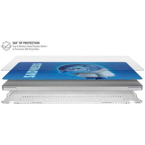Disney Inside Out Sadness Portrait MacBook Air 15in (2023-2025) Case plus Skin