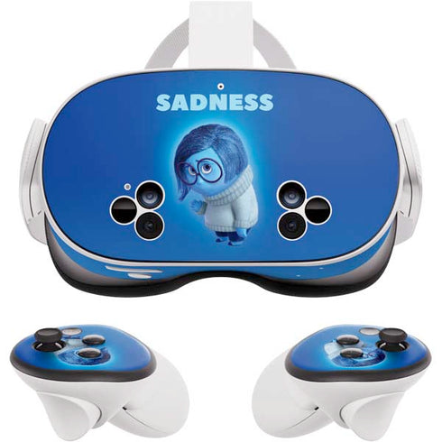 Disney Inside Out Sadness Portrait Meta Quest 3S Skin