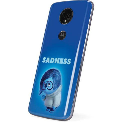 Disney Inside Out Sadness Portrait Moto E5 Plus Skin
