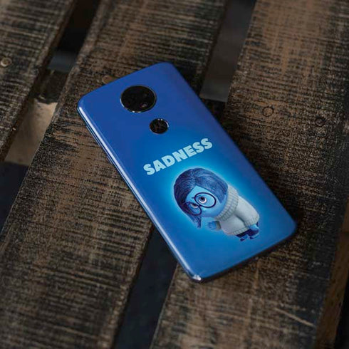 Disney Inside Out Sadness Portrait Moto E5 Plus Skin