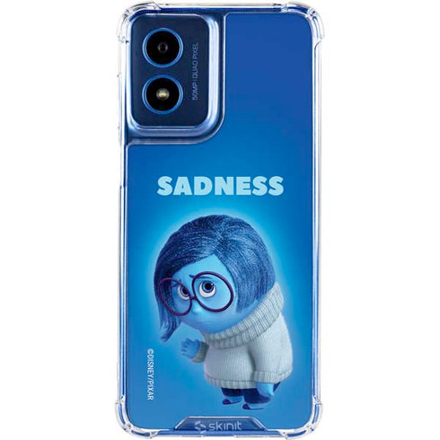 Disney Inside Out Sadness Portrait Moto G Play 4G (2024) Clear Case