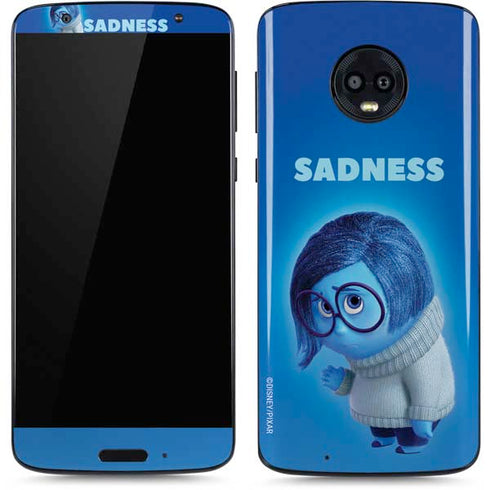 Disney Inside Out Sadness Portrait Moto G6 Skin