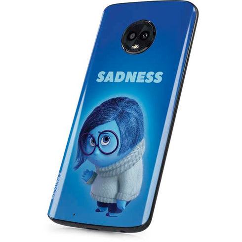 Disney Inside Out Sadness Portrait Moto G6 Skin