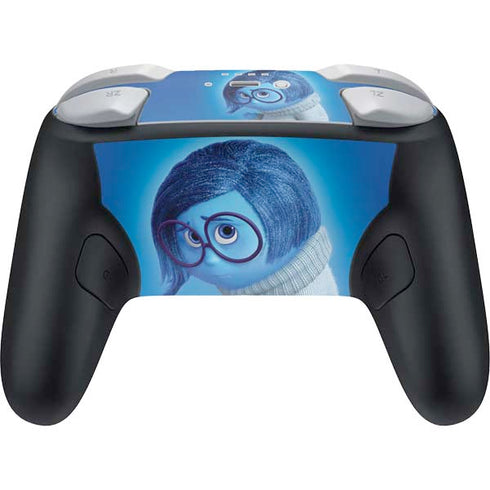 Disney Inside Out Sadness Portrait Nintendo Switch 2 (2025) Pro Controller Skin