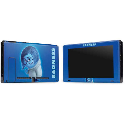 Disney Inside Out Sadness Portrait Nintendo Switch Bundle Skin