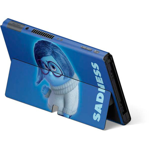 Disney Inside Out Sadness Portrait Nintendo Switch OLED (2021) Skin