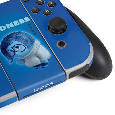 Disney Inside Out Sadness Portrait Nintendo Switch OLED (2021) Skin