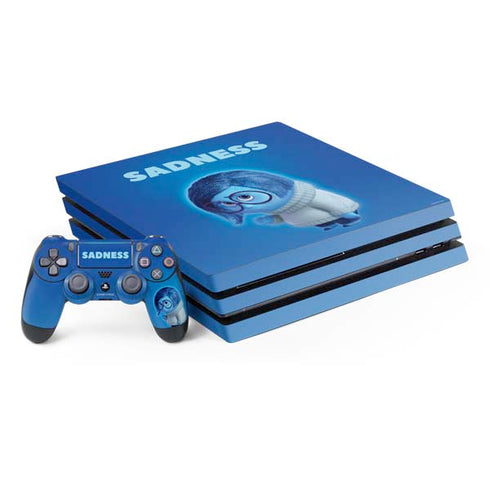 Disney Inside Out Sadness Portrait PlayStation PS4 Skins