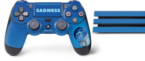 Disney Inside Out Sadness Portrait PS4 Pro Bundle Skin