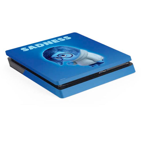 Disney Inside Out Sadness Portrait PS4 Slim Skin
