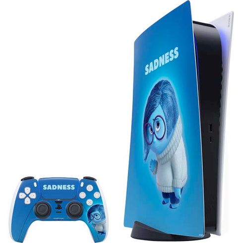 Disney Inside Out Sadness Portrait PS5 Bundle Skin