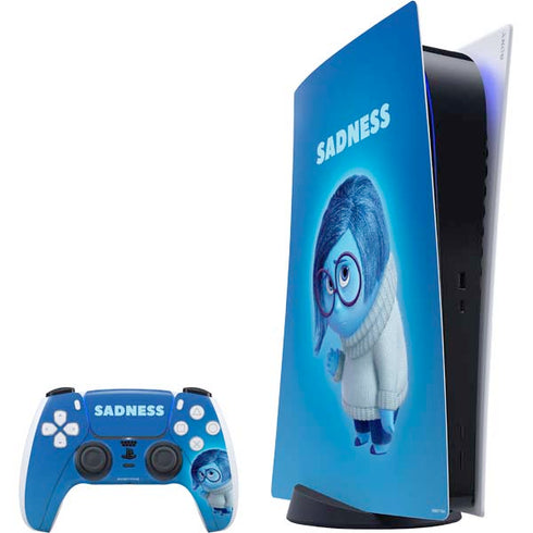 Disney Inside Out Sadness Portrait PS5 Digital Edition Bundle Skin