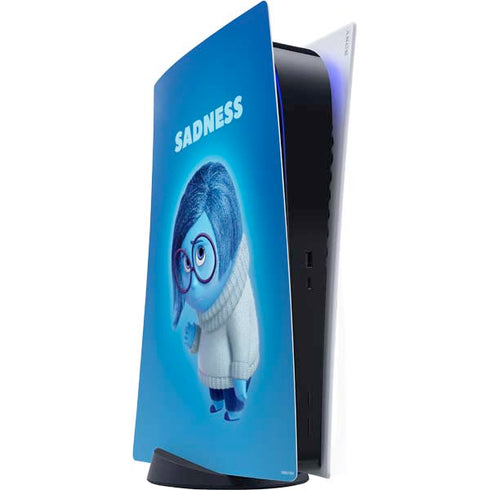 Disney Inside Out Sadness Portrait PS5 Digital Edition Console Skin