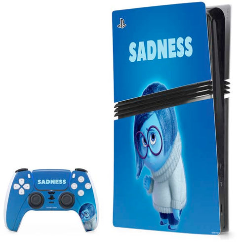 Disney Inside Out Sadness Portrait PlayStation PS5 Skins