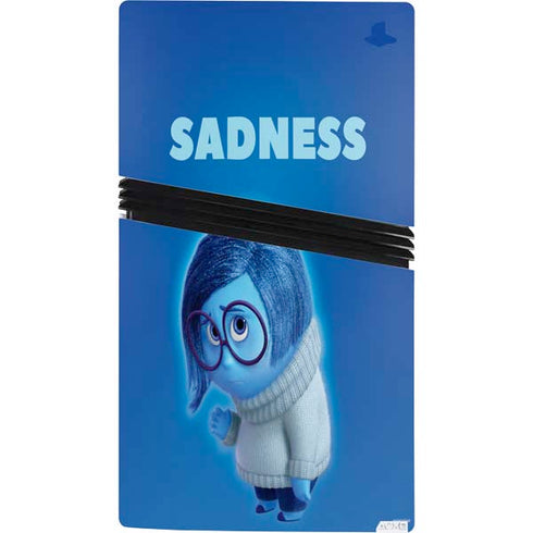 Disney Inside Out Sadness Portrait PS5 Pro Bundle Skin